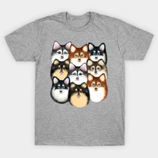 Cute Pomsky Dogs T-Shirt